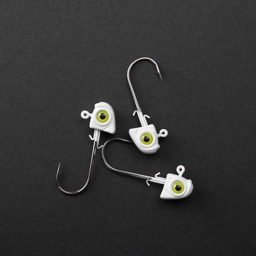 Image of Alabama Rig (A-Rig) Fishing Lures Kit - 2 Rigs, 10 Jig Heads & Swimbaits, Tackle Box for Striper /Bass Fishing