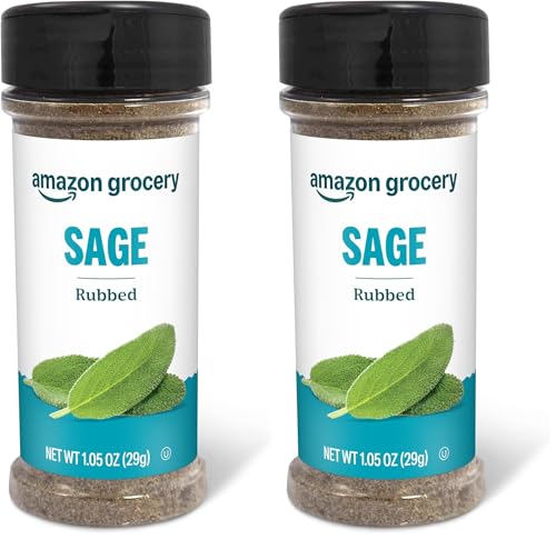 Image of Amazon Grocery, Rubbed Sage, 1.05 Oz, Pack of 2 (Previously Happy Belly, Packaging May Vary)