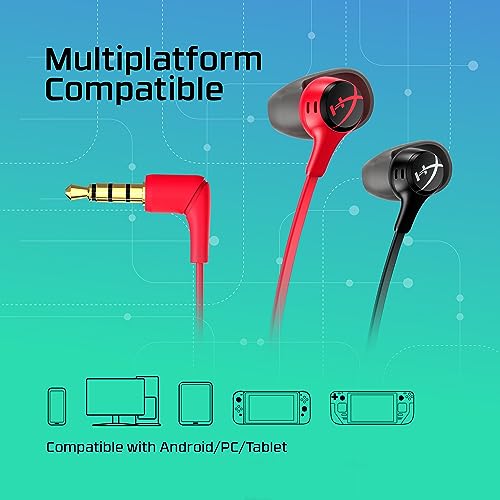 HyperX Cloud Earbuds II - Wired Gaming Earbuds 14mm Driver Built-in Microphone, One-size - Image 3