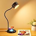 KAiSnova LED Desk Lamp, 5 Colours Touch Control Desk Lamp, USB Port LED Desk Lamp, Desk Lamp with 30 Minutes Timer Eye Protection for Bedroom Dormitory Reading (with Adaptor