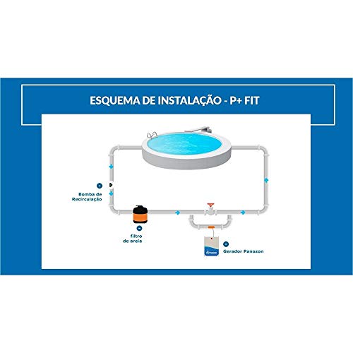 Sistema de Tratamento de Água para Piscinas Residenciais Até, 25.000 Litros, 220 V, Panozon