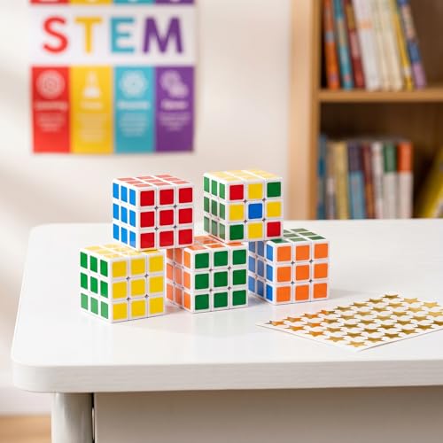 48pcs Mini Cube Puzzle,1.18in 3x3 Magic Cube School Rewards & Classroom Prize for Students, Birthday Party Favors Easter Christmas Stocking Stuffers Gifts for Kids by CULDETHA - Used condition - Image 5