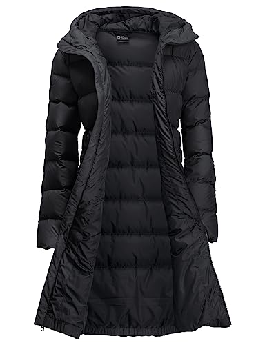 Jack Wolfskin Damen Frozen Palace Coat W Daunenparka, Schwarz, XL EU