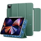 Múltiples ángulos de Visión: esta funda para iPad Pro 12.9 2020 con soporte triple le brinda una experiencia de múltiples ángulos. Es muy conveniente para ver videos o escribir