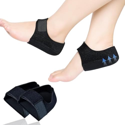 XYTAHDM 1 Par de Almohadillas para Fascitis Plantar - Soporte plantar para talonitis, espolón, talón agrietado y dolor - Con almohadilla de gel suave para protección del talón