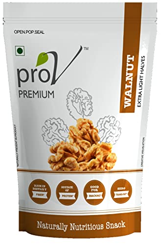 Image of ProV Premium - Walnut Extra Light Halves 250 gm| Walnut Kernels (Akhrot Giri)| Rich In Omega3| Dry fruits & Nuts| Crunchy & Crisp Walnuts