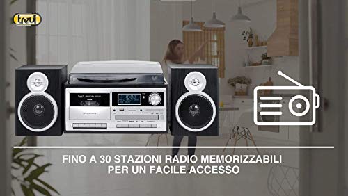 Trevi TT 1072 Dab – Système de Tourne-Disque stéréo Bluetooth avec récepteur numérique Dab / Dab+, Fonction encoding… - Les Beatles, Paul McCartney, John Lennon, RIngo Starr, George Harrison Trevi TT 1072 Dab - Système de Tourne-Disque stéréo Bluetooth avec récepteur numérique Dab / Dab+, Fonction encoding… – Image 8