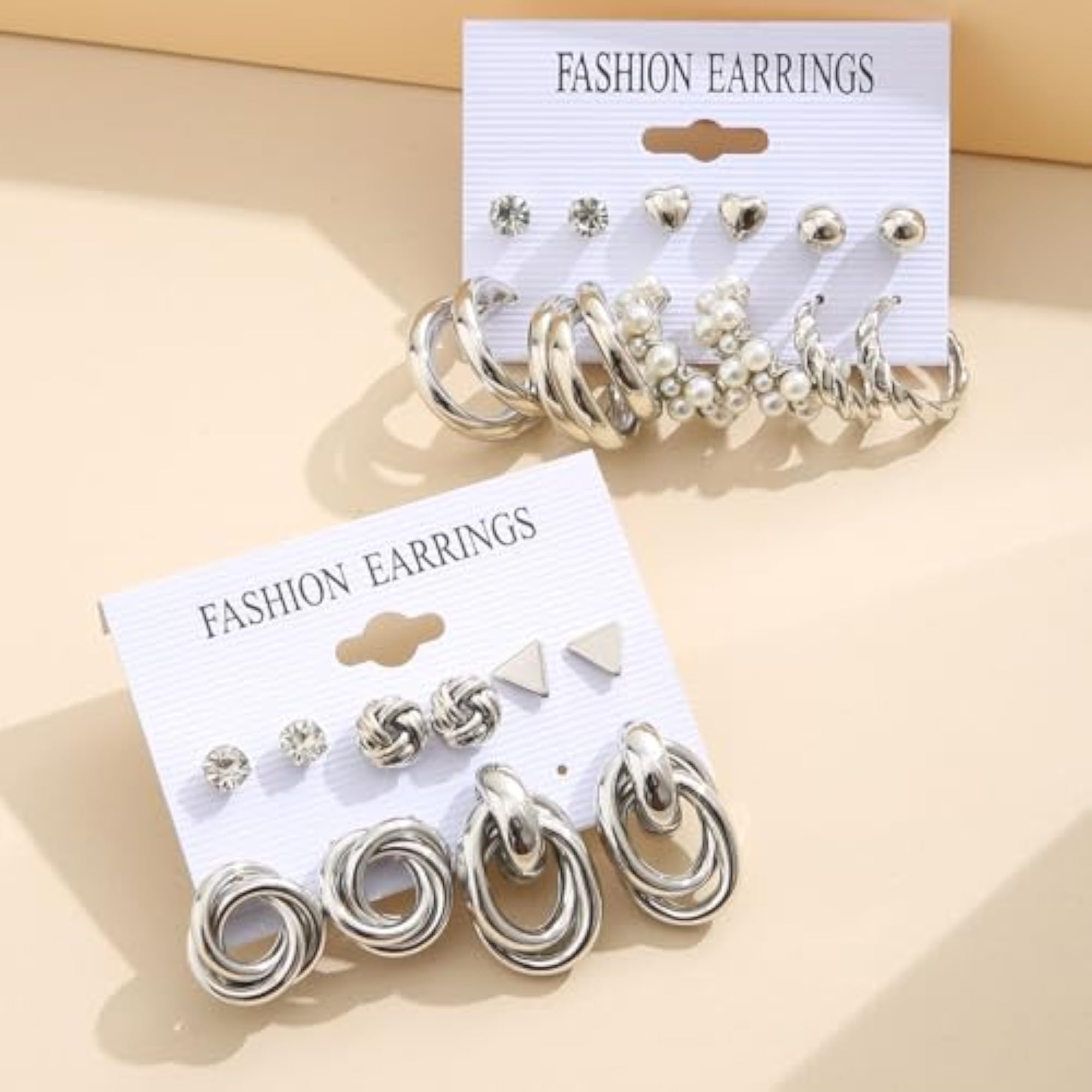 Stylish Stud Earrings Set for Men and Women