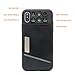 iPhone X Lens, 6 in 1 Dual Camera Lens Kit, 180 Degree Fisheye Lens, 0.65X Super Wide Angle Lens, 10X/20X Zoom Macro Lens, Telescope Lens with Phone Case Cover for Apple iPhone X