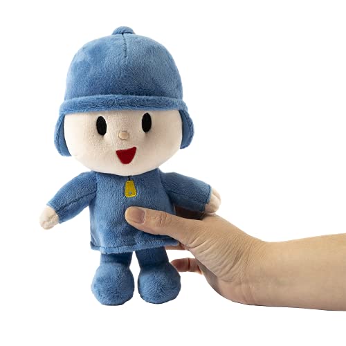 BANDAI - Peluche Musical de Pocoyó AR77801, Muñeco de Peluche Suave y Acolchado de la Serie Pocoyó y Sus Amigos, Juguete Musical Interactivo para Bebés y Niños Pequeños.