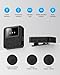BAILIXIN 3-in-1 Compact Wireless Microphone for iPhone, Android, Camera: 20H Battery, 328FT Range, Mini Microphone for Video Recording, Noise Canceling for Content Creators, Power Conditioners