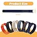 Dollform Nylon Sport Replacement Strap Compatible with Amazfit Helio Band, Adjustable Loop Arm Strap - Breathable & Sweatproof Wristband for Fitness Tracker (Midnight-Blue)