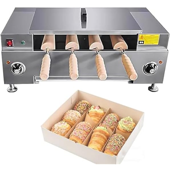 Piec Kominowy Ze Stali Nierdzewnej Do Wypieku Chleba, Grill Do LodóW O DużEj Mocy 3000 W, Komercyjna Elektryczna Maszyna Do WałKowania Ciasta Kominowego Do Codziennego UżYtku W Piekarniach