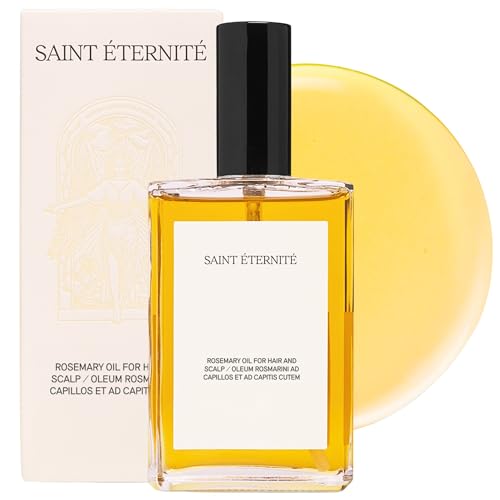 Saint Éternité Aceite de romero para cabello y cuero cabelludo – 97,5% aceite capilar natural – Crecimiento y cuidado del cabello Aceite de romero – 100 ml
