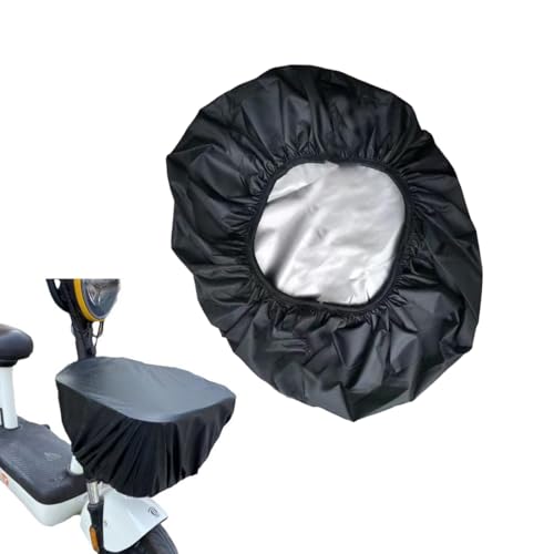 UEIOAVL Accessoires sacs à dos de vélo, 1 housse de pluie imperméable pour panier de vélo adaptée pour protéger votre sac de vélo de la pluie de la boue et de la poussière (noir)