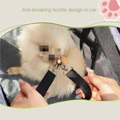 Carrito para perros extraíble y lavable con tracción en 4 ruedas 4