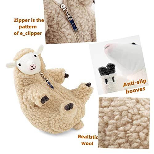 Furvana Kawaii Plushies, Shaved Sheep, Funny Lamb Stuffed Animal, Cute Plushie,Sleeping Pet Buddy, Sheep Stuffed Animals Best Birthday Gift For Women Girls Boys Teens, Small Plush Toy #TOP4