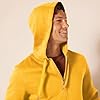 Amazon Essentials Men's Full-Zip Fleece Hoodie (Available in Big & Tall), Gold, L #3