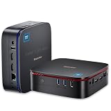 Blackview Mini PC,2025 Intel Twin Lake N150(Βeat Ν97/N100,fino a 3,60 GHz), 16GB RAM 512GB M.2 SSD Gaming PC,4K UHD Dual HDMI, 5G WiFi, Gigabit Ethernet, Mini Computer per Ufficio/Casa