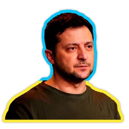 Volodymyr Zelenskyy Ukrainian President Zelensky Ukraine Vinyl Sticker - Car Phone - 3