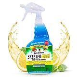 Nature’s MACE Skeeter Pest Repellent Spray - Safe for Pet and Plants, Outdoor Repellent Pest Control, Yard Protection Insect and Spider Barrier Treatment Essential Oil Formula Fresh Scent - 40oz