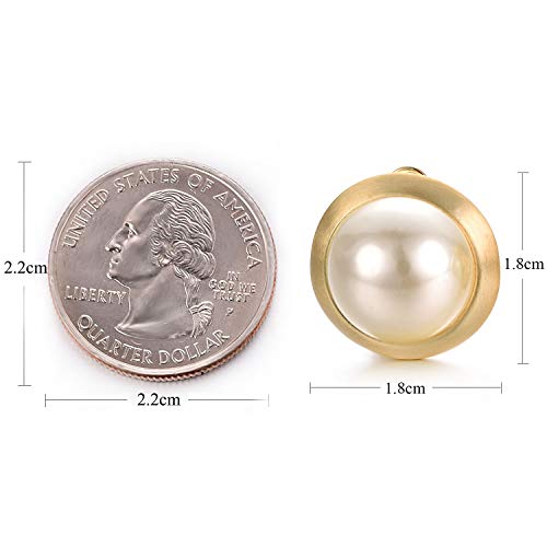 Yoursfs Vintage Pearl Clip On Earrings For Women Hypoallergenic Trendy Non Pierced Earrings2