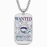 Weeb Keychains One Piece Merch, Anime Necklace, Nika Luffy