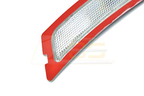 Extreme Online Store Replacement for 2012-2017 BMW F10 5-Series M-Sport Models Factory Style Crystal Clear Front Bumper Fender Reflector Side Marker Lights Turn Signal Lamps