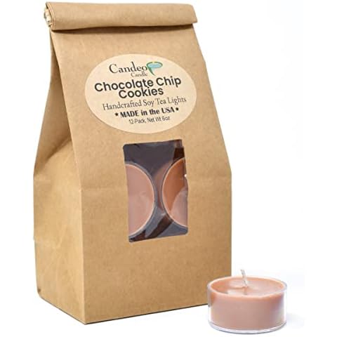 Chocolate Chip Cookies Scented Soy Tealight Candles - 12 Pack Cover
