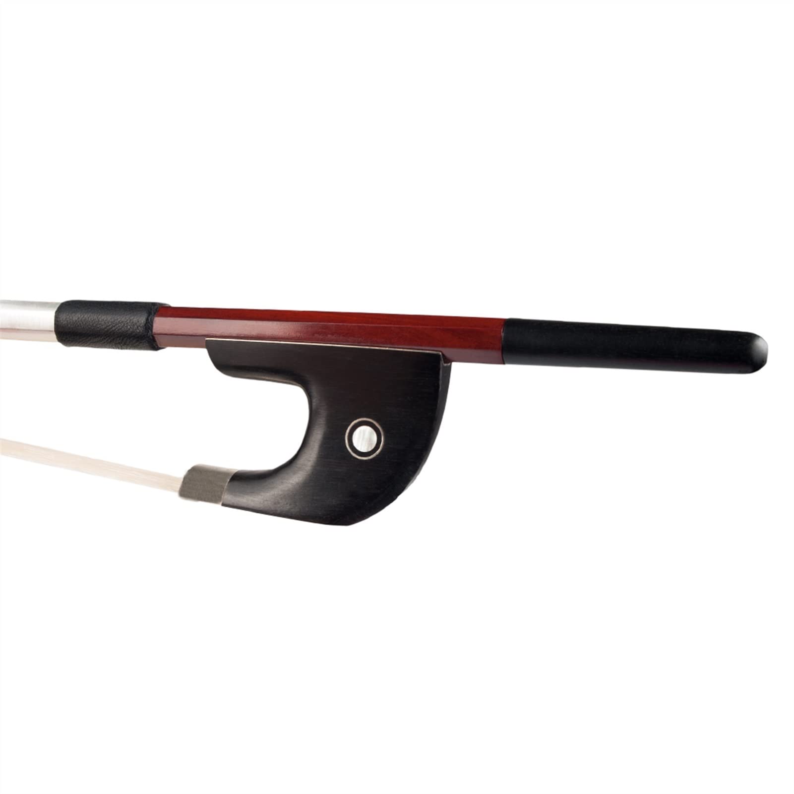 TSTS Kontrabass Bogen Brazilwood Bow Octagonal Stick Ebenholz Frosch Paris Eye Inlay Aufrechter Bassbogen Student Violinbogen