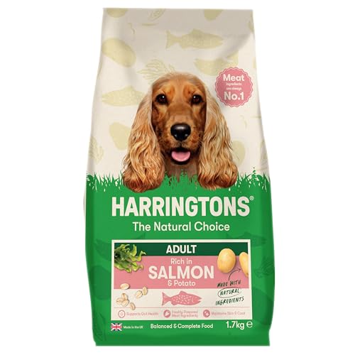 Harringtons Complete Dry Adult Dog Food Salmon & Potato 1.7kg (Pack of 4)