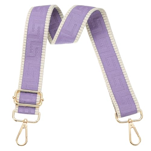 Image of PATIKIL Purse Strap, Adjustable Crossbody Bag Straps Wide Shoulder Strap Universal Replacement Shoulder Bag Belt for Women's Handbags Canvas Satchels Bag Backpack, Purple