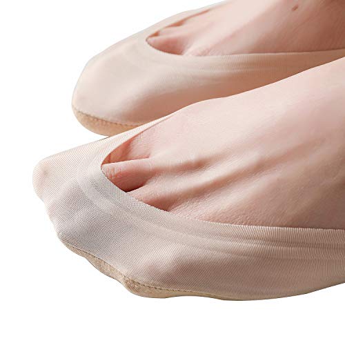 RIIQIICHY No Show Socks Womens Low Cut Liner Non-Slip Thin Causal Line for Flats Boat 4 to 6 Pack4