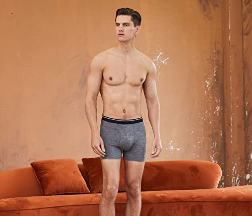 Men's Merino Wool Briefs Boxers with Fly Underwear Base Layer Underpants4