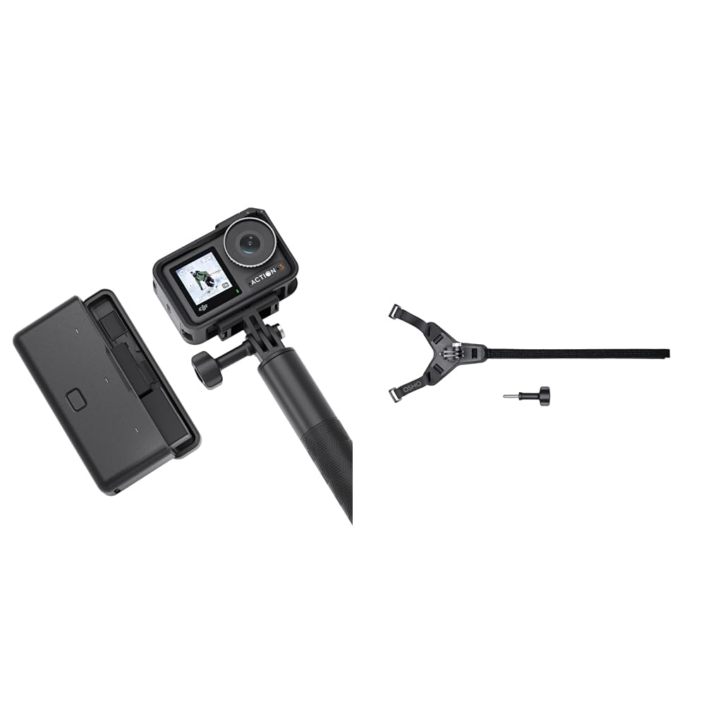 Amazon | DJI Osmo Action3 アドベンチャーコンボ + ヘルメット顎