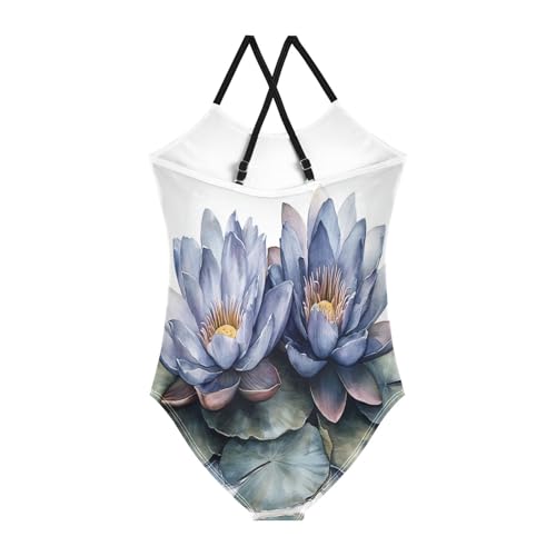 KLL Girls 1-Piecing Swimsuits Beach Swimwear Toddler Girls Swim Suit2