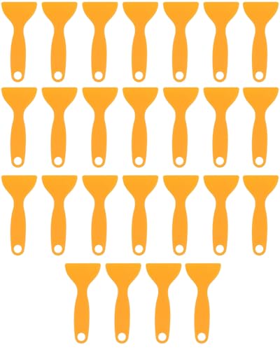 QLEUIFT 25 pcs Spatules en Plastique pour Imprimante 3D, Grattoir Flexible pour Enlever la Résine d'impression 3D, Outil D'installation D'autocollants pour Enlever Les Bulles d'air