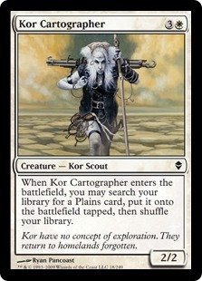Magic The Gathering - KOR Cartographer (18) - Zendikar