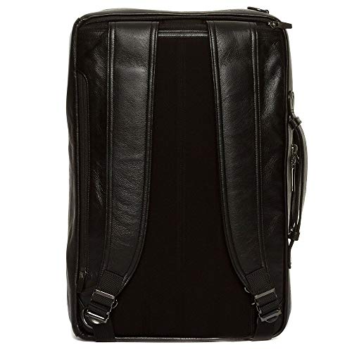 Hook And Albert Leather 3-Way Carryall, Black (Black) #TOP6