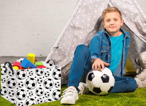 Image of Rectangular Ball Easter Basket Baby Kids Storage Basket for Boys Dinosaur Room Decor Cute Toy Storage Organizer Bins Bedroom(Sports)