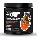 Rrhoid Rage - Fiber and Magnesium Gummies, Supports Digestive Health, Relieves Constipation, Helps Prevent Hemorrhoids, Has Both Soluble and Insoluble Fiber, Made in USA, 60 ct (1)