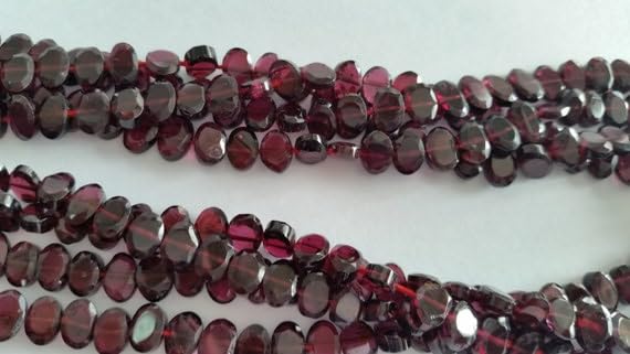 Garnet ovale fini le perçage difficile avec ces perles center drill