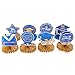 IMIKEYA 2022 Graduation Party Decorations, Class of 2022 Congrats Grad Honeycomb Centerpieces, Congratulate Graduation Table Toppers, for Graduation Party Favor Supplies