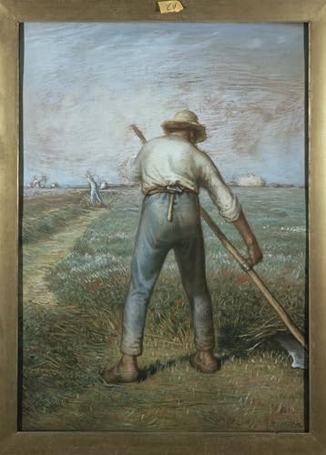 Pintura decorativa Il Mietitore de Millet lienzo artístico premium de 60x90cm