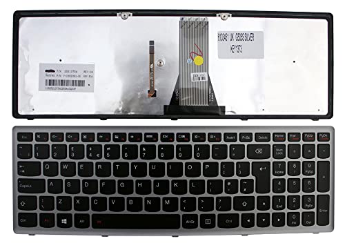Clavier ordinateur portable Lenovo G505s noir argent pour le télétravail