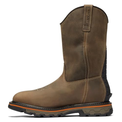 Image of Timberland PRO Men's True Grit Pull On Soft Toe Waterproof Industrial Western Work Boot, Turkish Coffee-2024 NEW, 7.5 W US