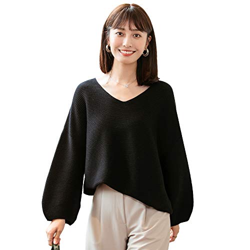 ニットセーター Vネック 