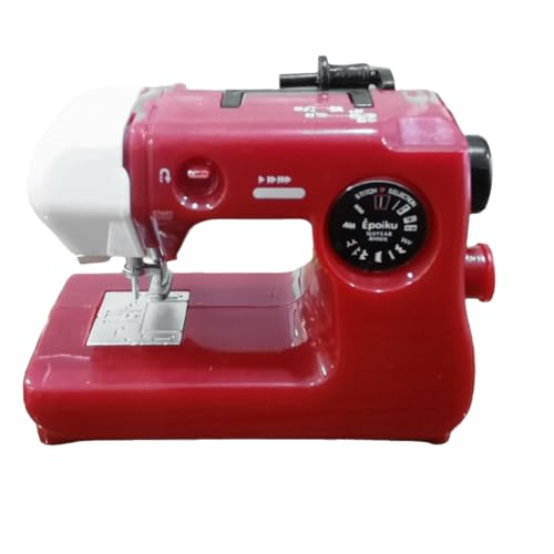 Gvvsjgdbis Máquina de coser portátil de plástico, rosa/azul/rojo, accesorios de costura para el hogar, manualidades, mini máquina de coser eléctrica D