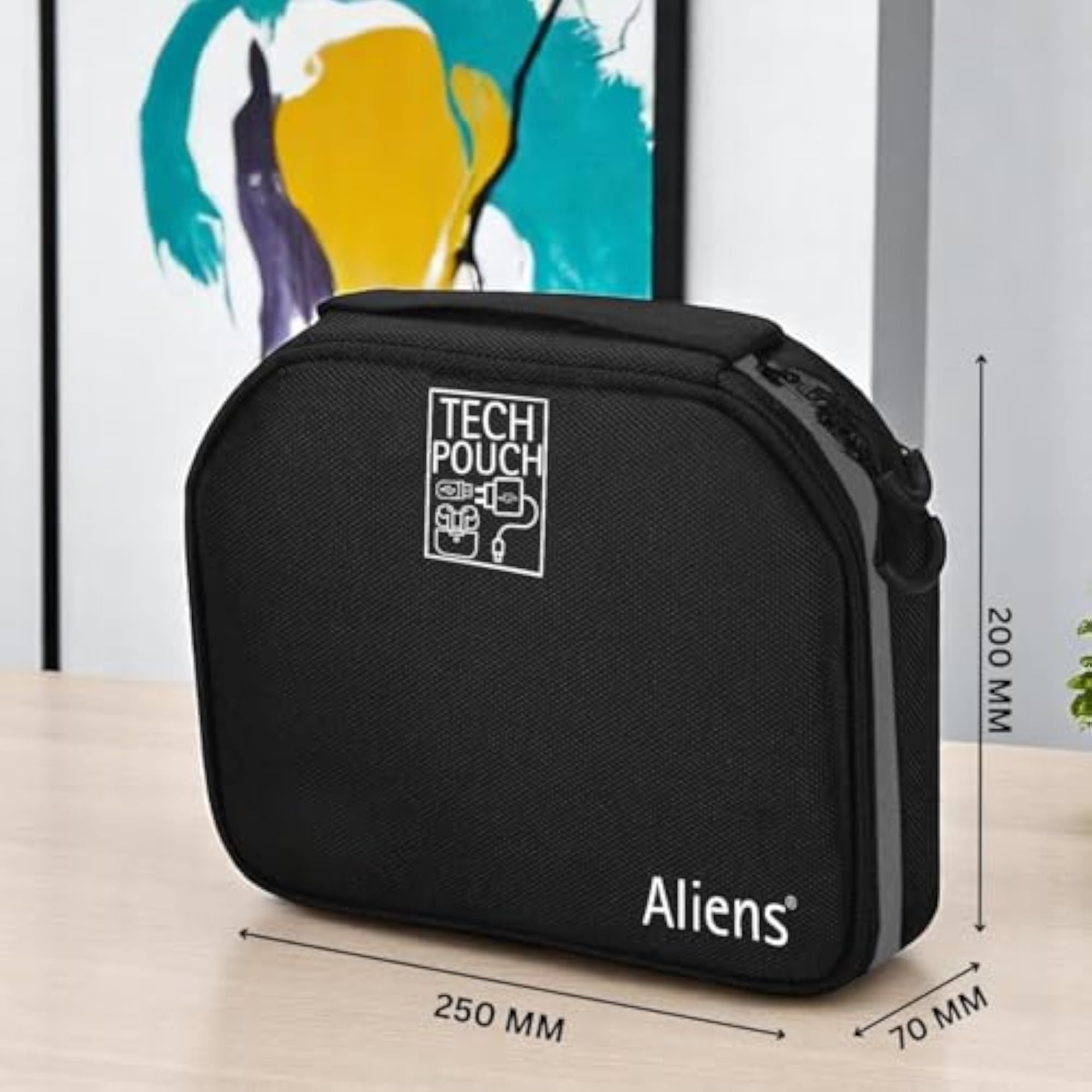 Gadget Travel Tech Organizer Case Bag Pouch with Hanging Hook