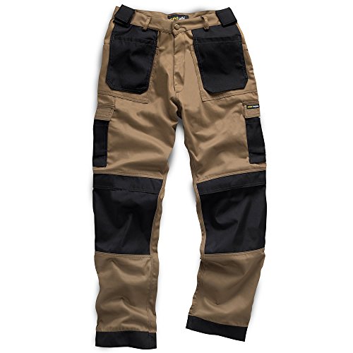 Tuff Pantalon Poche Multi et genou Pantalons Pro Extreme Triple coutures Vêtements de travail pour homme Cover